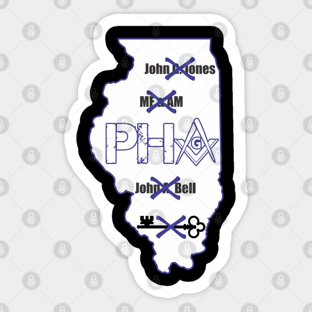 PHA Only Illinois Sticker by Brova1986